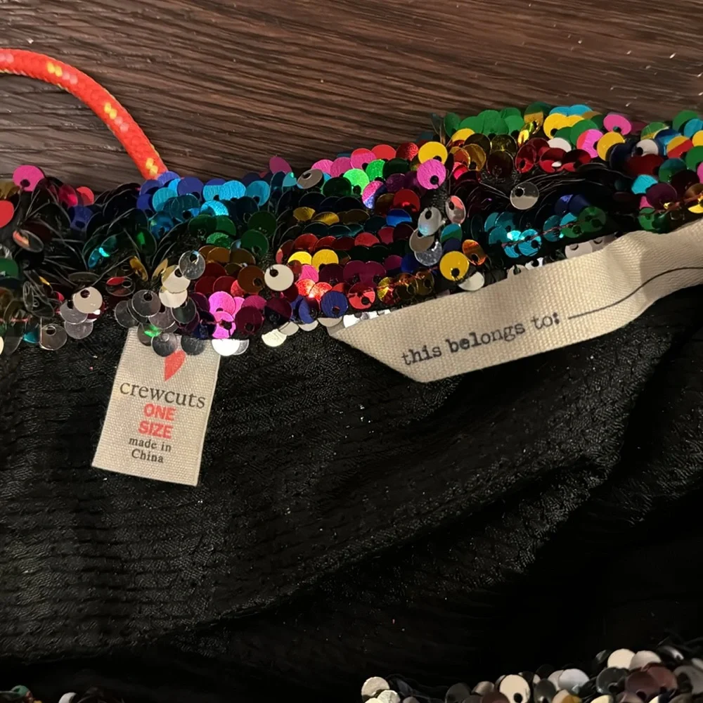 J. Crew Crewcuts Sequin Drawstring Tote Backpack